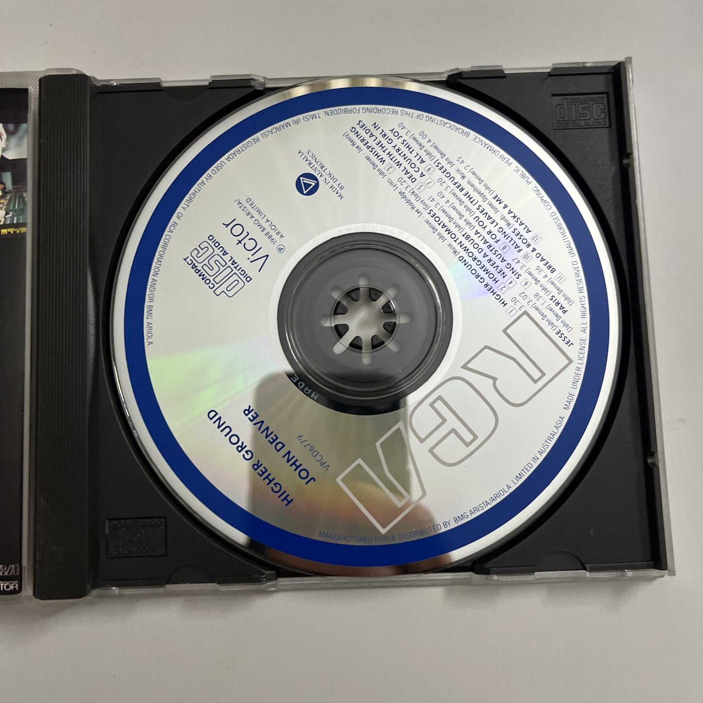 John Denver – Higher Ground (CD, 1988) Australia VPCD 6779