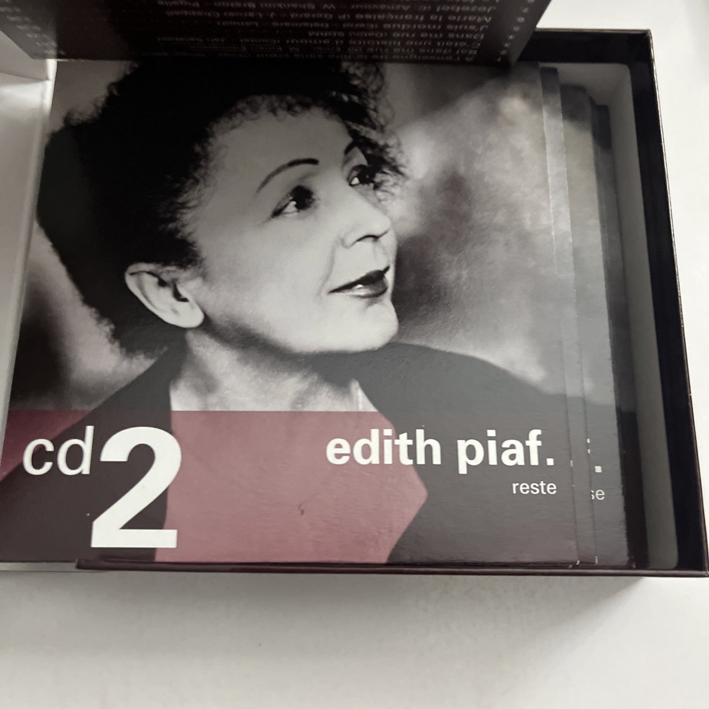Edith Piaf – Edith Piaf Adieu Mon Coeur (CD, 2006) 10-Disc Box Set 223493