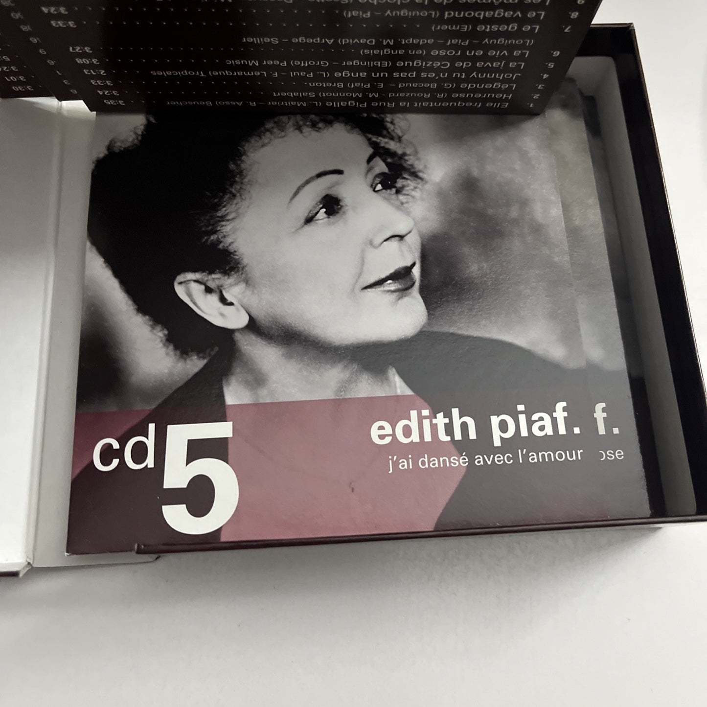 Edith Piaf – Edith Piaf Adieu Mon Coeur (CD, 2006) 10-Disc Box Set 223493