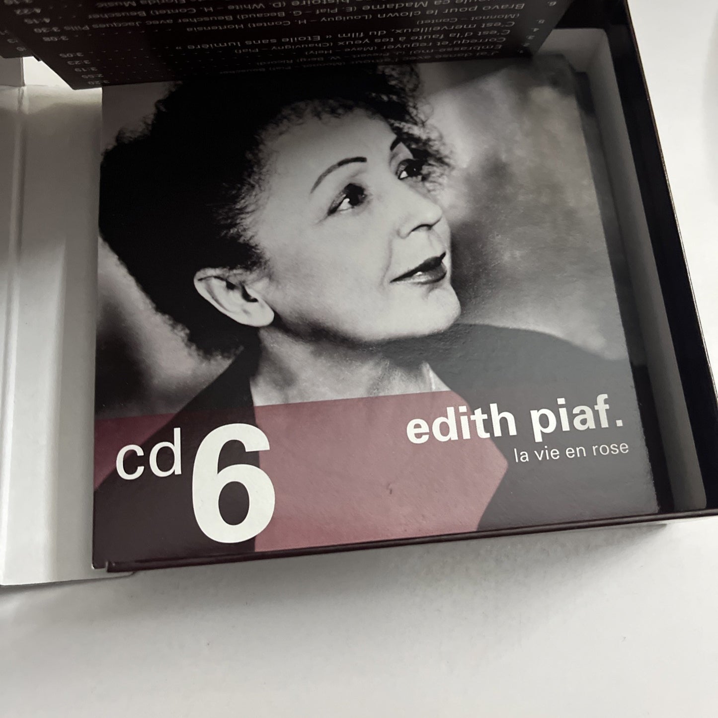 Edith Piaf – Edith Piaf Adieu Mon Coeur (CD, 2006) 10-Disc Box Set 223493