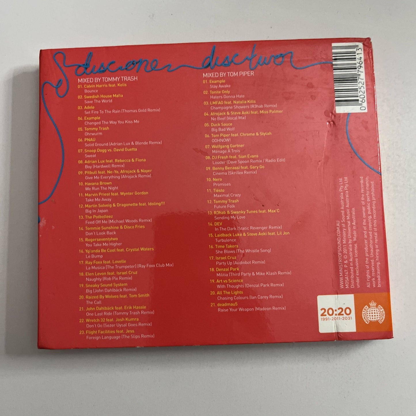 Tommy Trash, Tom Piper – The 2012 Annual (CD, 2011) 2-Disc Digipak MOSA147