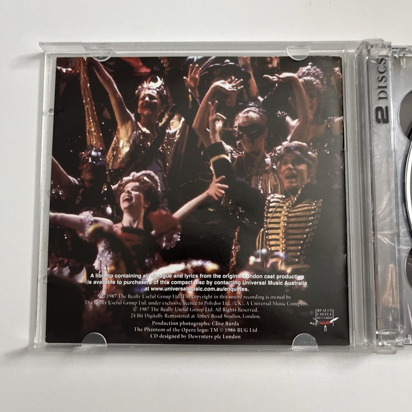 Andrew Lloyd Webber – The Phantom Of The Opera (Original Cast) (CD, 1989)