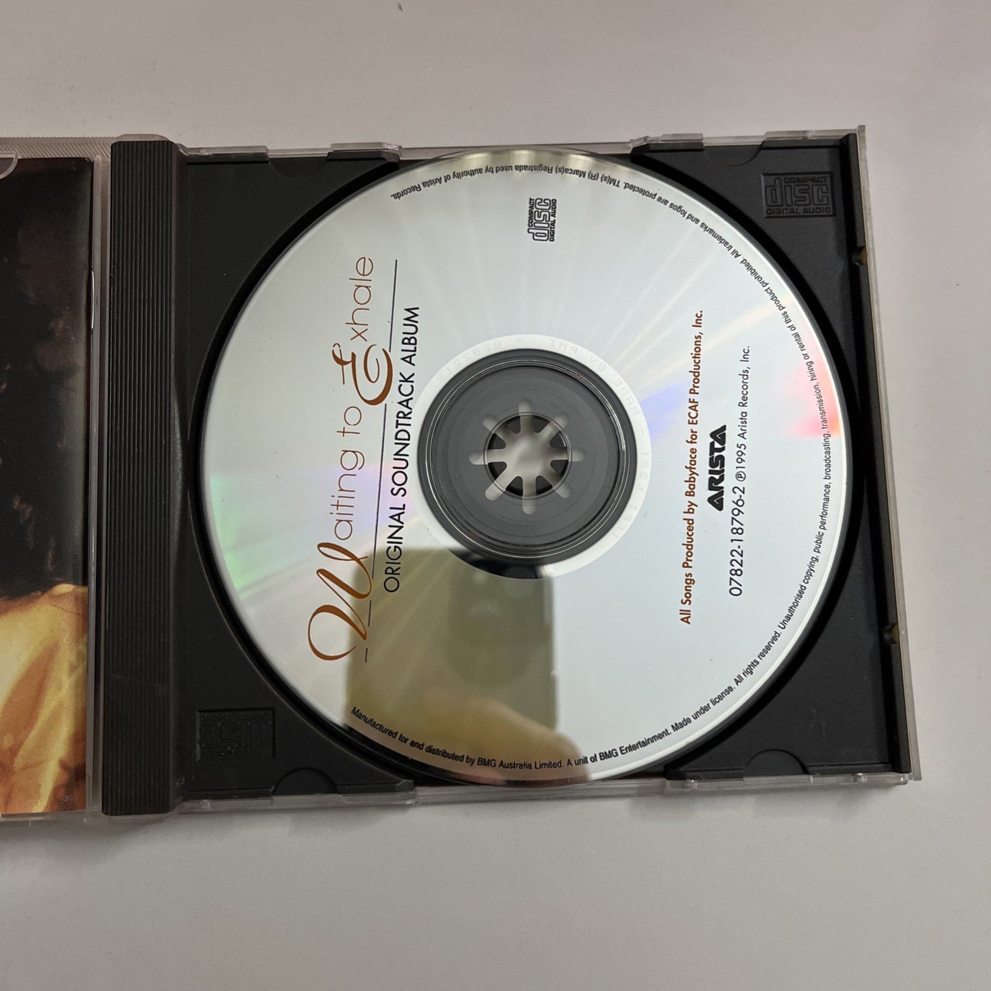 Waiting To Exhale (Original Soundtrack Album) (CD, 1995) Australia 07822187962