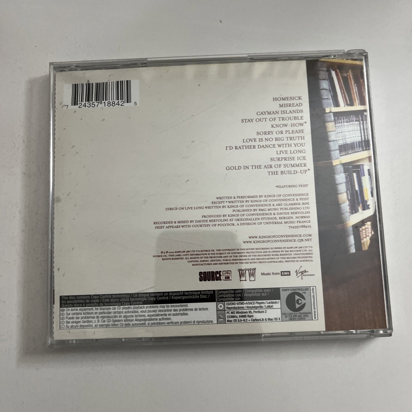Kings Of Convenience – Riot On An Empty Street (CD, 2004) Europe 0724357188425