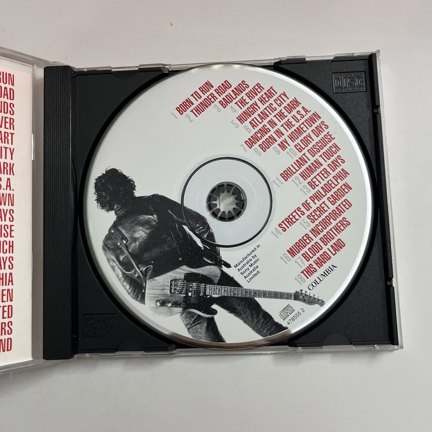 Bruce Springsteen – Greatest Hits (CD, 1995) Australia 478555 2