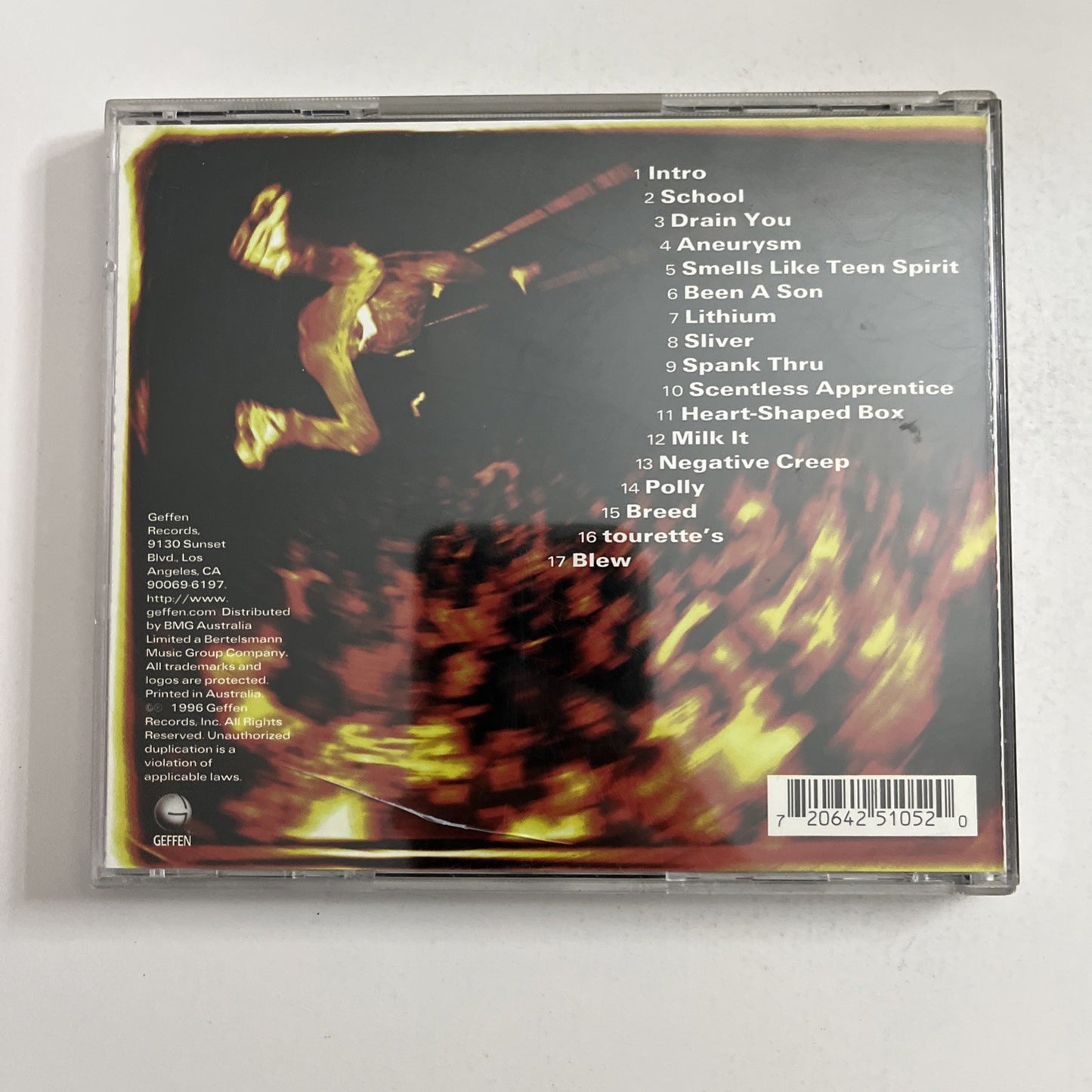 Nirvana – From The Muddy Banks Of The Wishkah (CD, 1996) Australia GEFD-25105