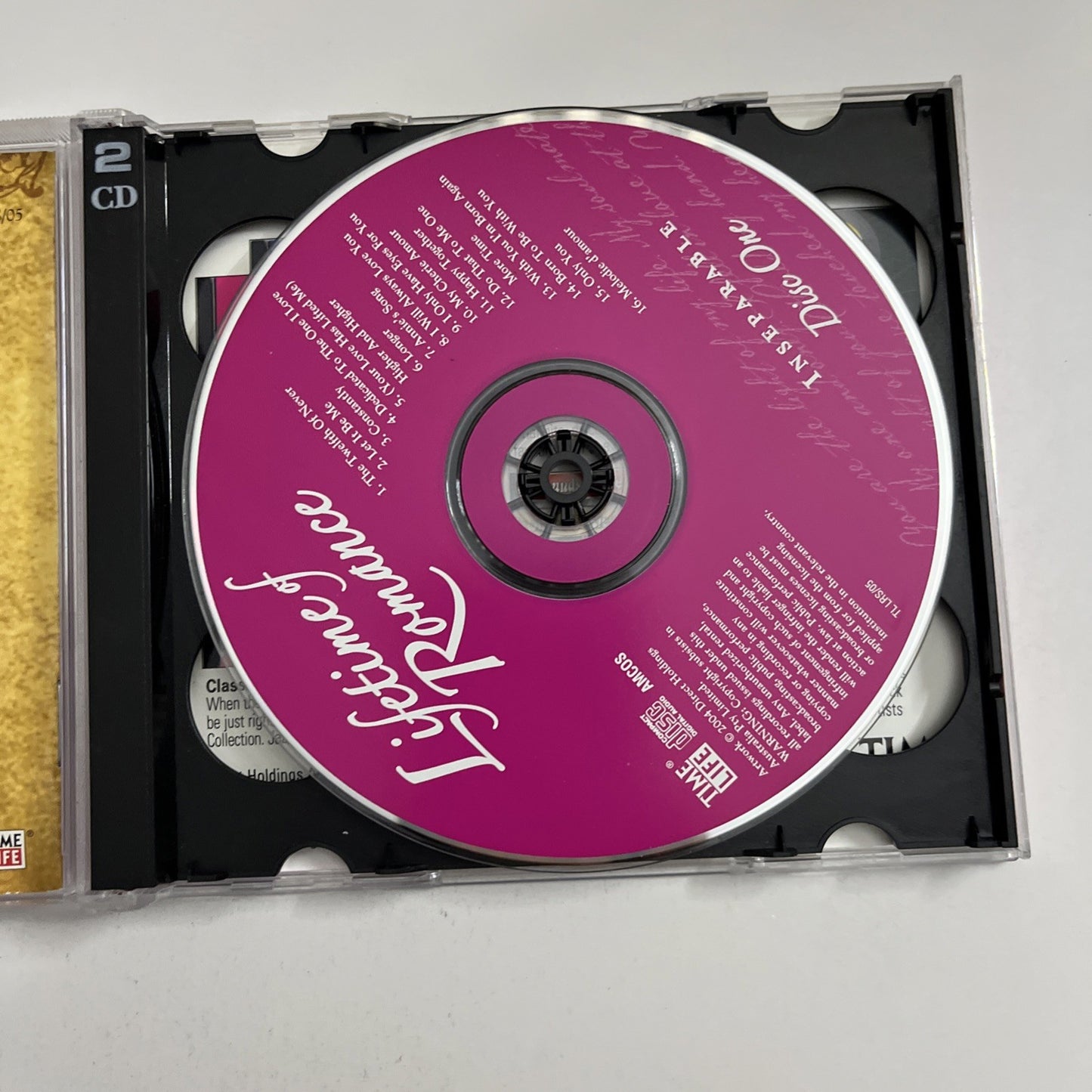 Lifetime Of Romance - Inseparable (CD, 2004) Australia 2-Disc TL LRS/05