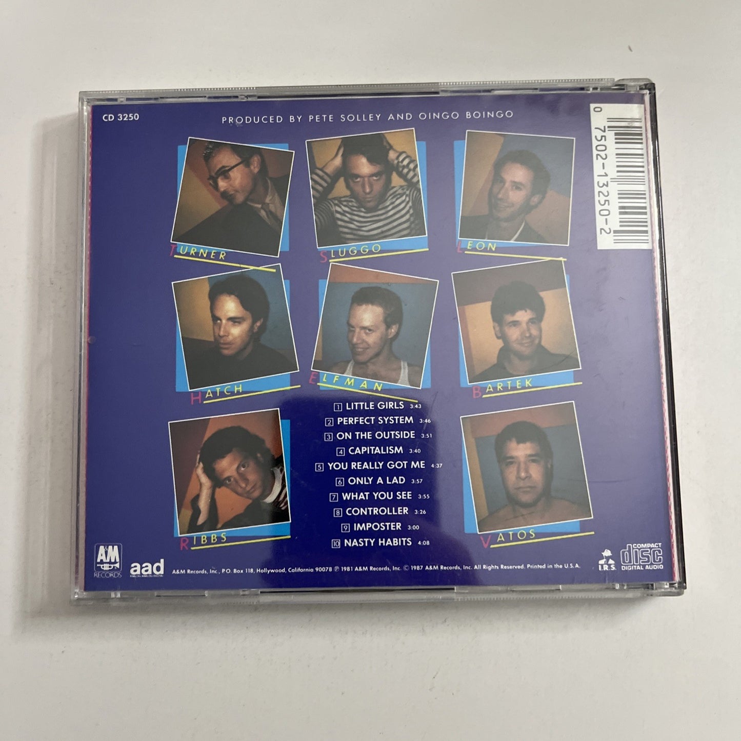 Oingo Boingo – Only A Lad (CD, 1987) US CD 3250