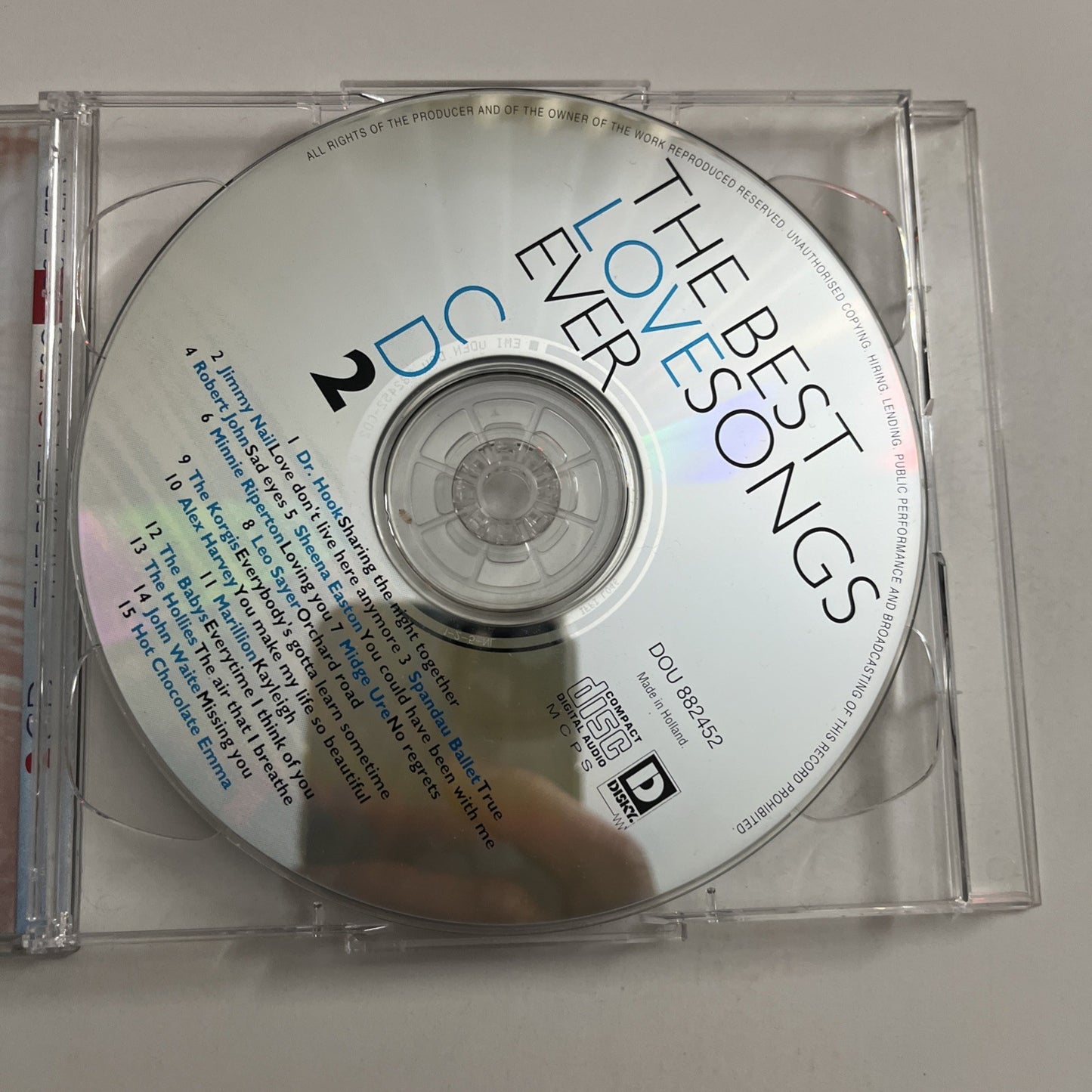 Various – The Best Love Songs Ever (CD, 1998) Europe 2-Discs DOU 882452