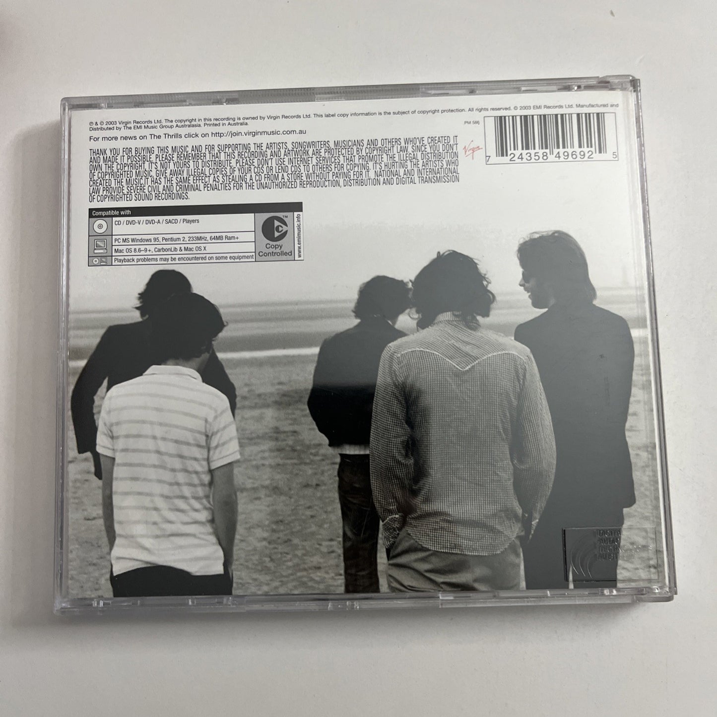 The Thrills – So Much For The City (CD, 2003) Australasia 7243 5 84969 2 5