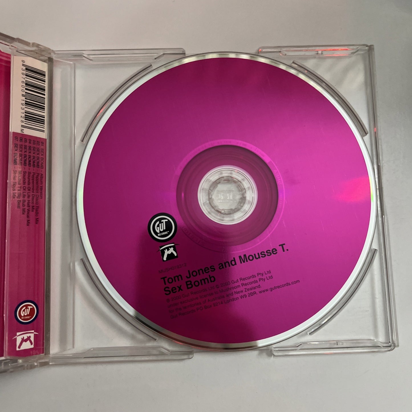 Tom Jones, Mousse T. – Sex Bomb (CD, 2000) Australia Single MUSH1931.2