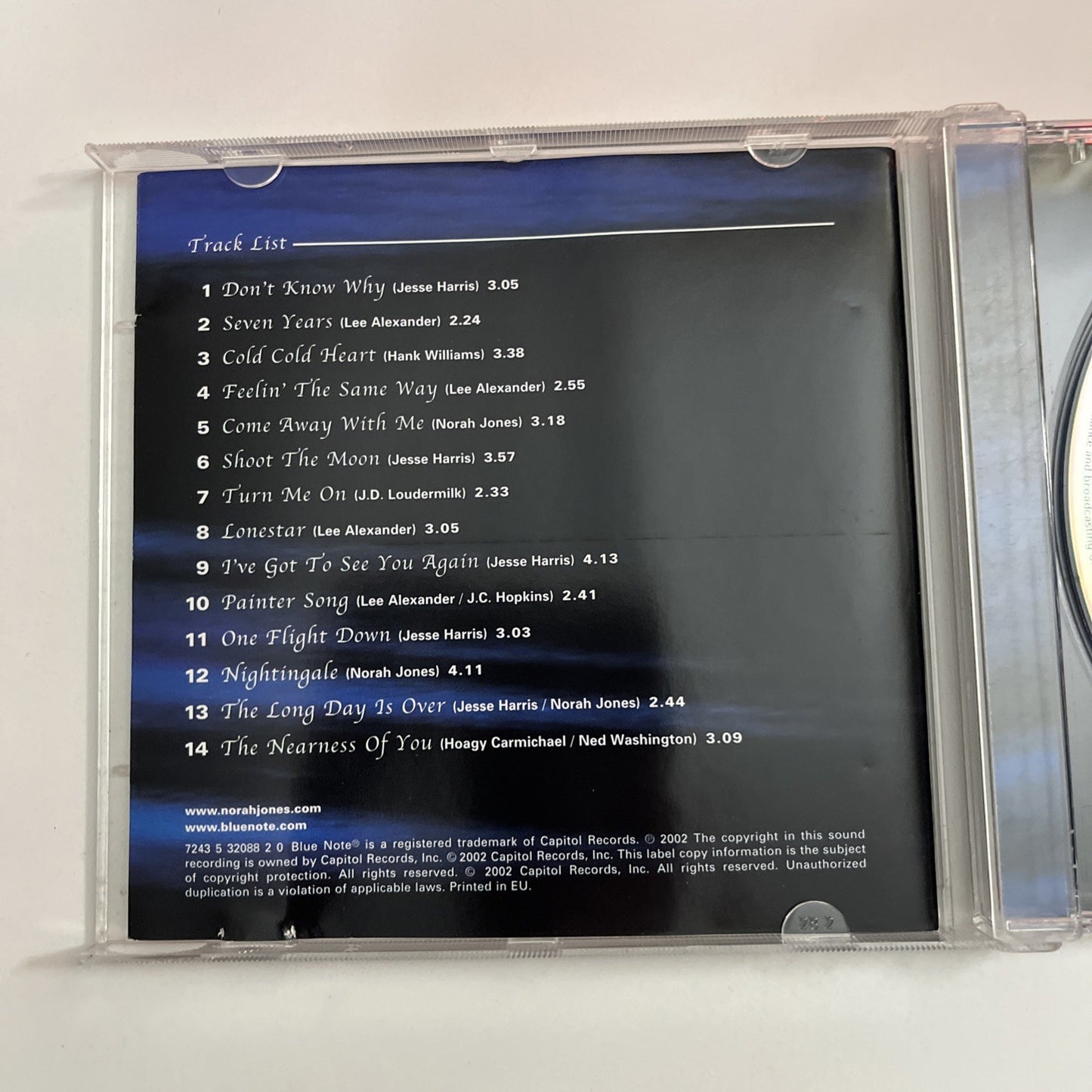 Norah Jones – Come Away With Me (CD, 2002)