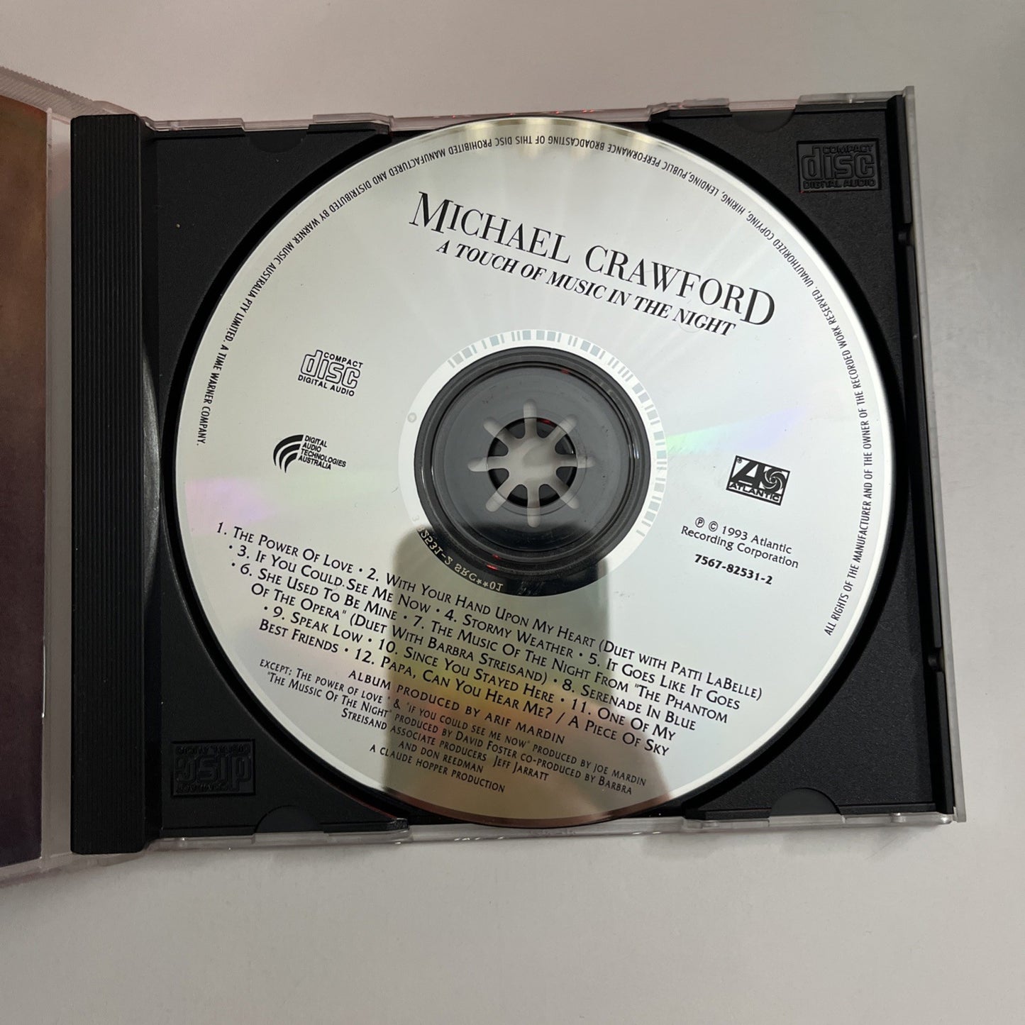 Michael Crawford – A Touch Of Music In The Night (CD, 1993) Australia -2