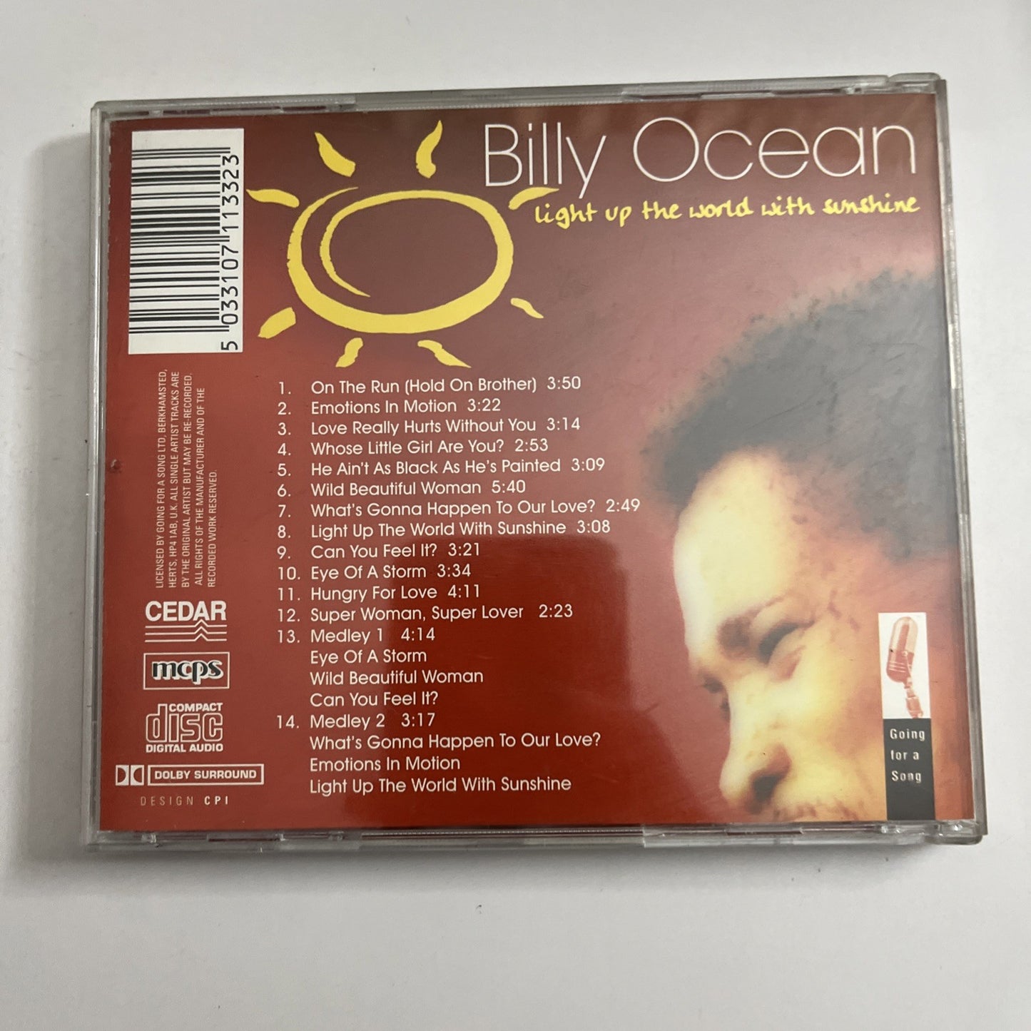Billy Ocean – Light Up The World With Sunshine (CD, 2005) UK GFS133