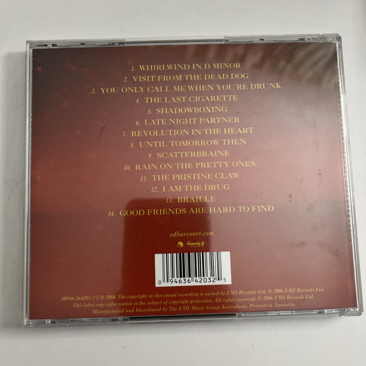 Ed Harcourt – The Beautiful Lie (CD, 2006) Australia 00946 364203 2 5