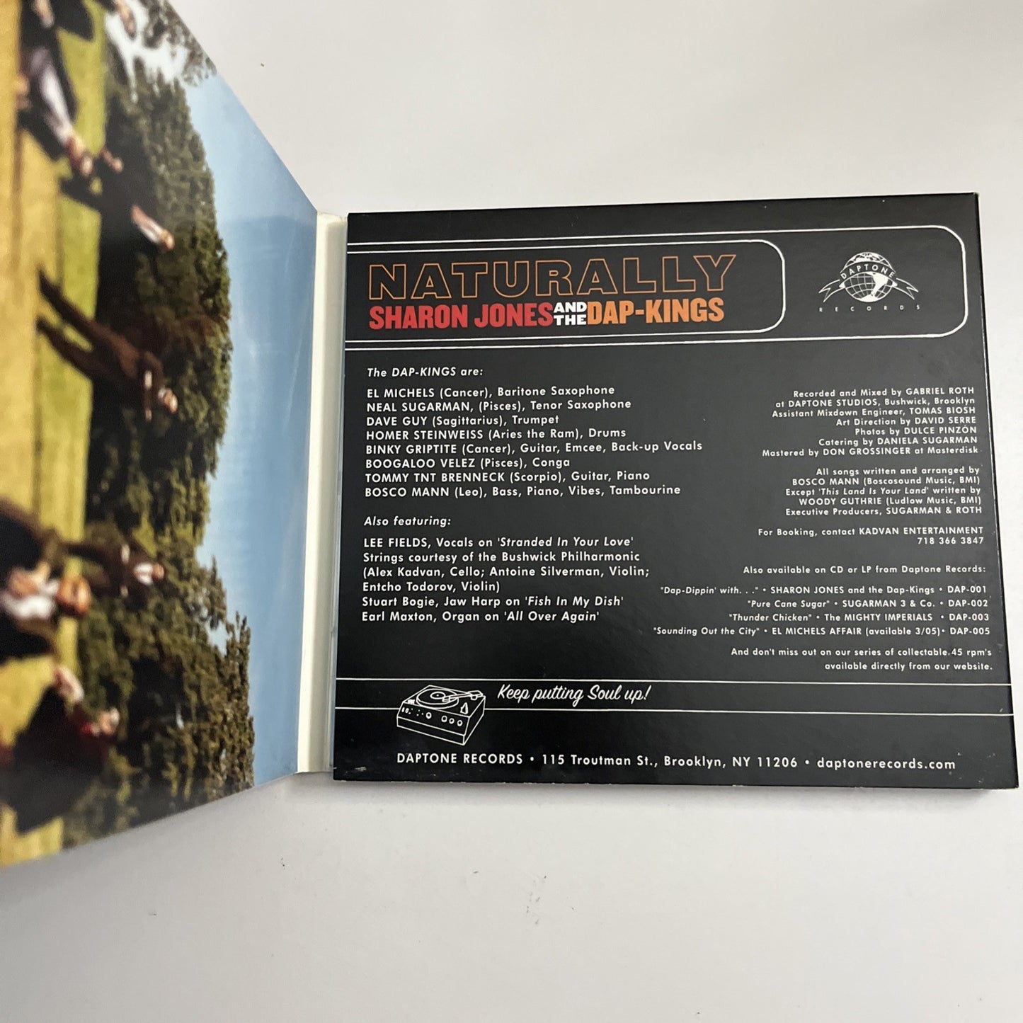 Sharon Jones & The Dap-Kings – Naturally (CD, 2005) Australia Digipak DAP004CD