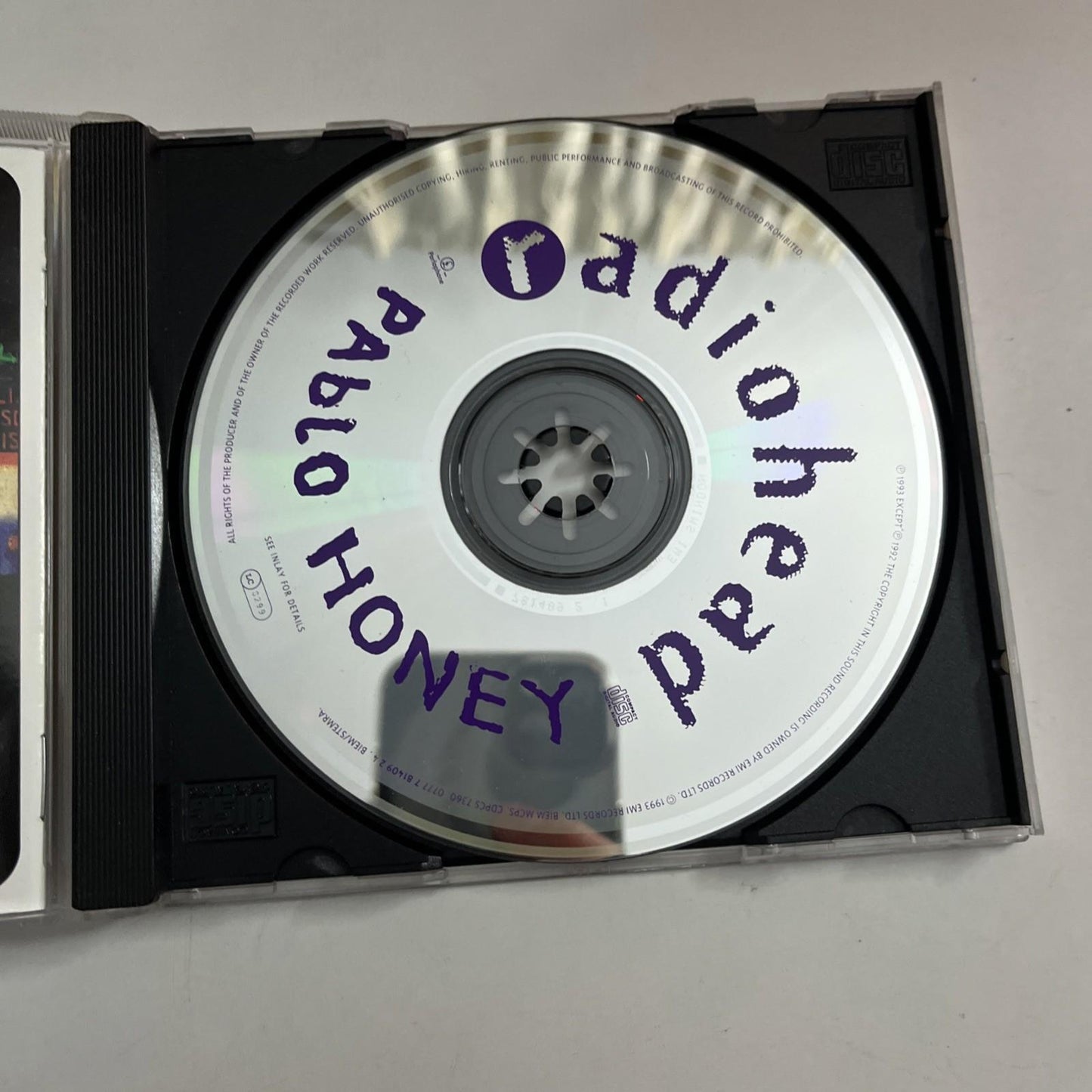 Radiohead – Pablo Honey (CD, 1993) Australia 7 81409 2