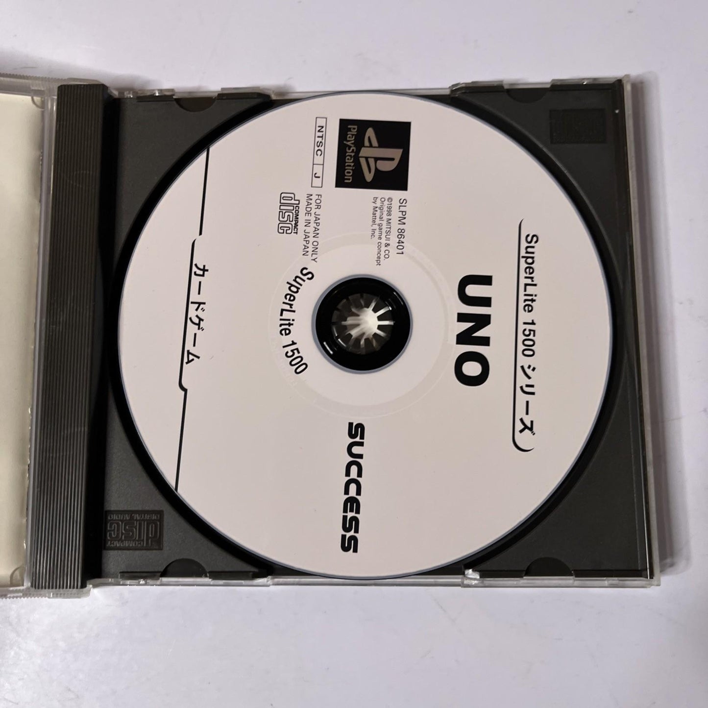 Uno PS1 Sony PlayStation NTSC-J JAPAN 1999 Game