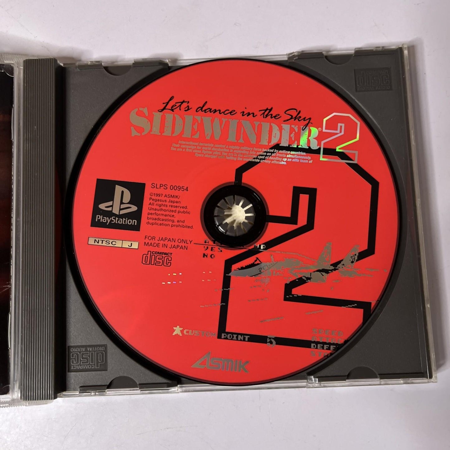 Sidewinder 2 PS1 Sony PlayStation NTSC-J JAPAN Flight Combat Game