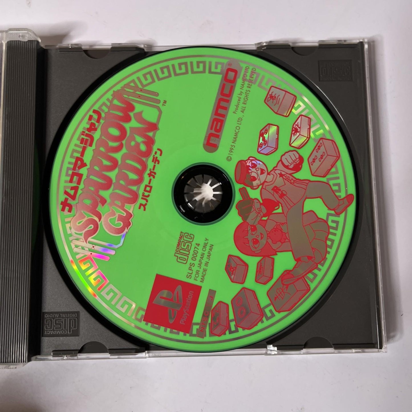 Namco Mahjong Sparrow Garden PS1 Sony PlayStation NTSC-J JAPAN Game Complete