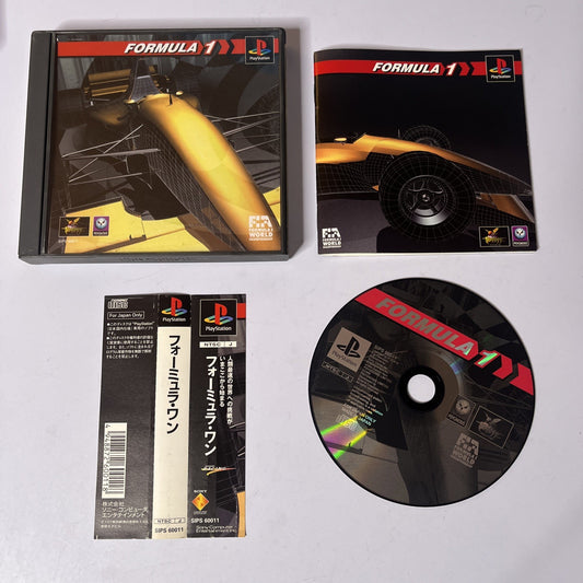 Formula 1 PS1 Sony PlayStation NTSC-J JAPAN Game Complete