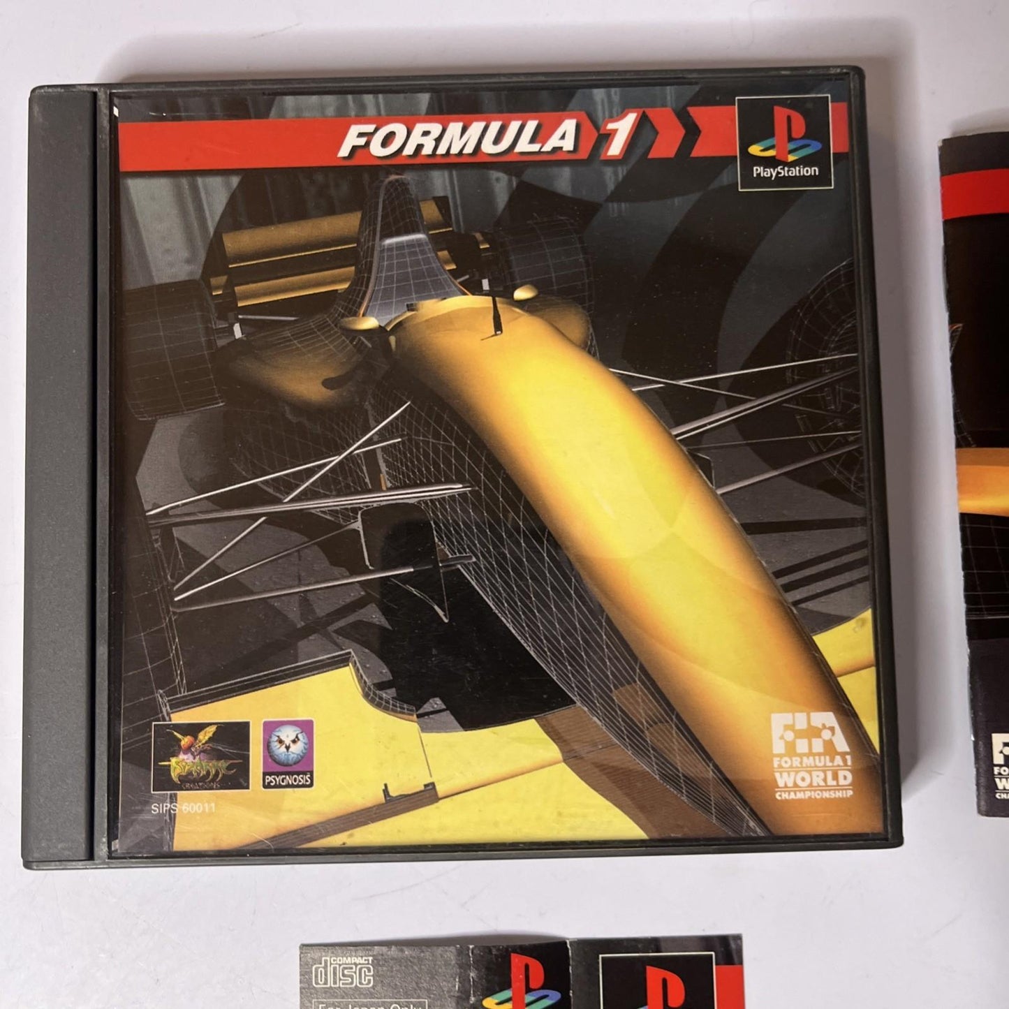 Formula 1 PS1 Sony PlayStation NTSC-J JAPAN Game Complete