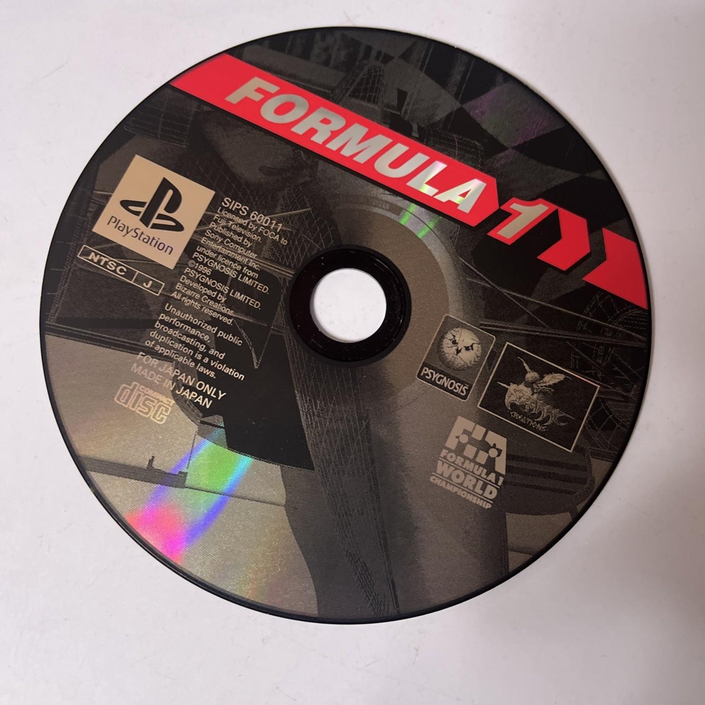 Formula 1 PS1 Sony PlayStation NTSC-J JAPAN Game Complete