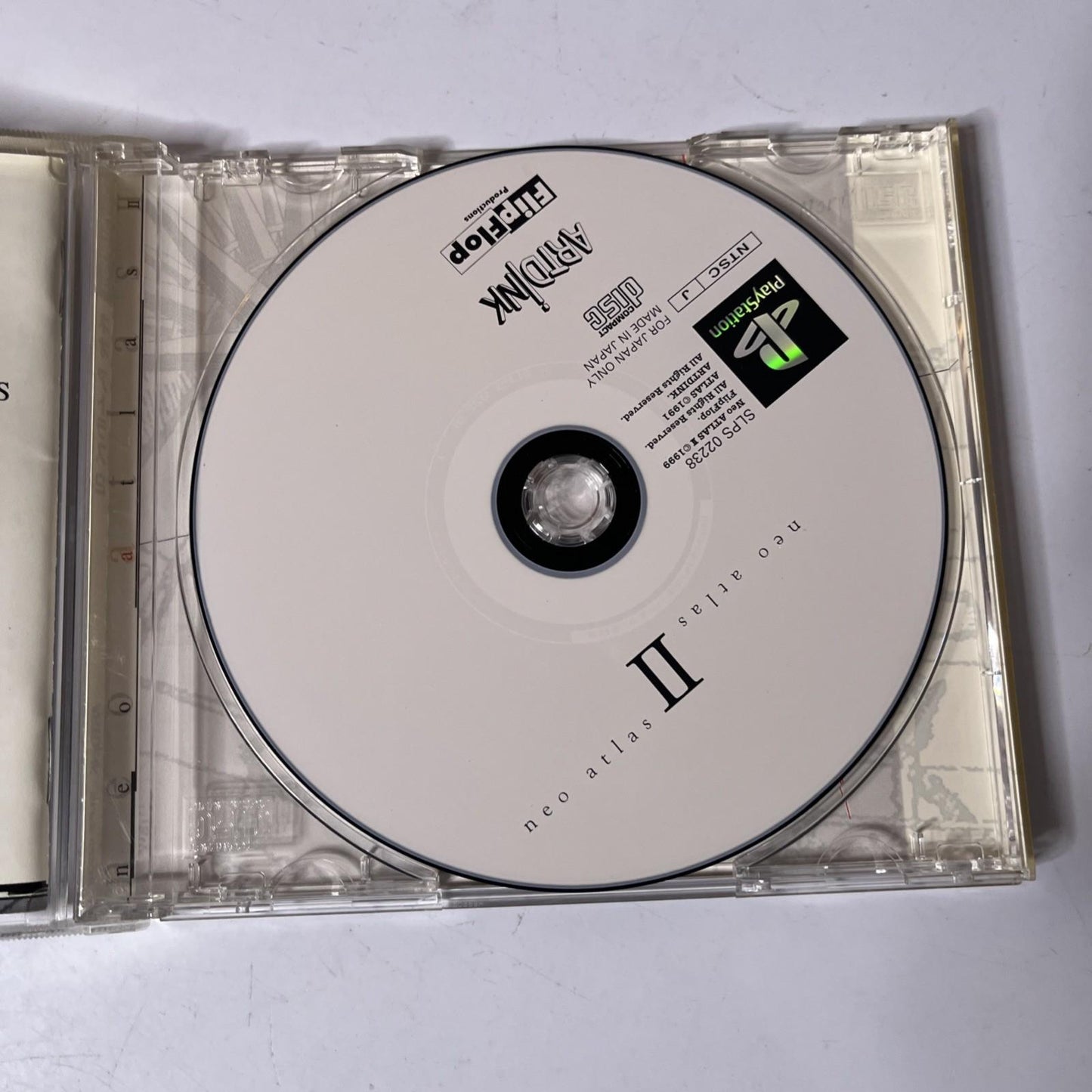 Neo Atlas 2 PS1 Sony PlayStation NTSC-J JAPAN Strategy 1999 Game Complete