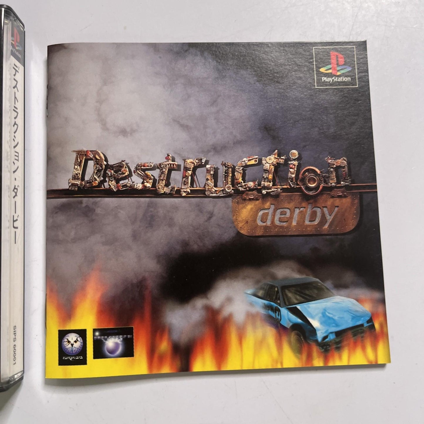 Destruction Derby 1996 PS1 Sony PlayStation NTSC-J JAPAN Game With Stickers