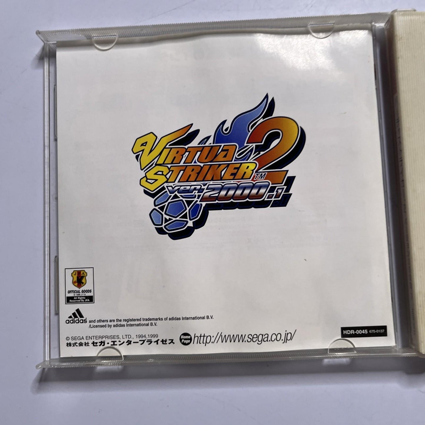 Virtua Striker 2 Ver 2000.1 DC Sega Dreamcast NTSC-J JAPAN Soccer Game