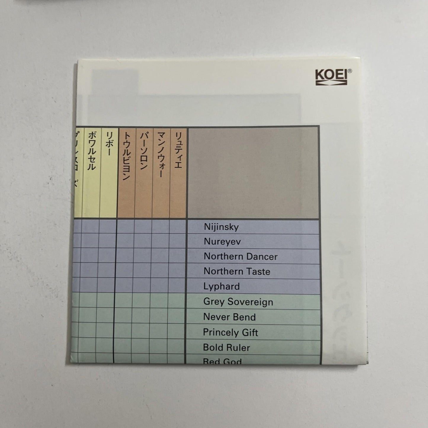 Winning Post 3 1998 PS1 Sony PlayStation NTSC-J JAPAN Game