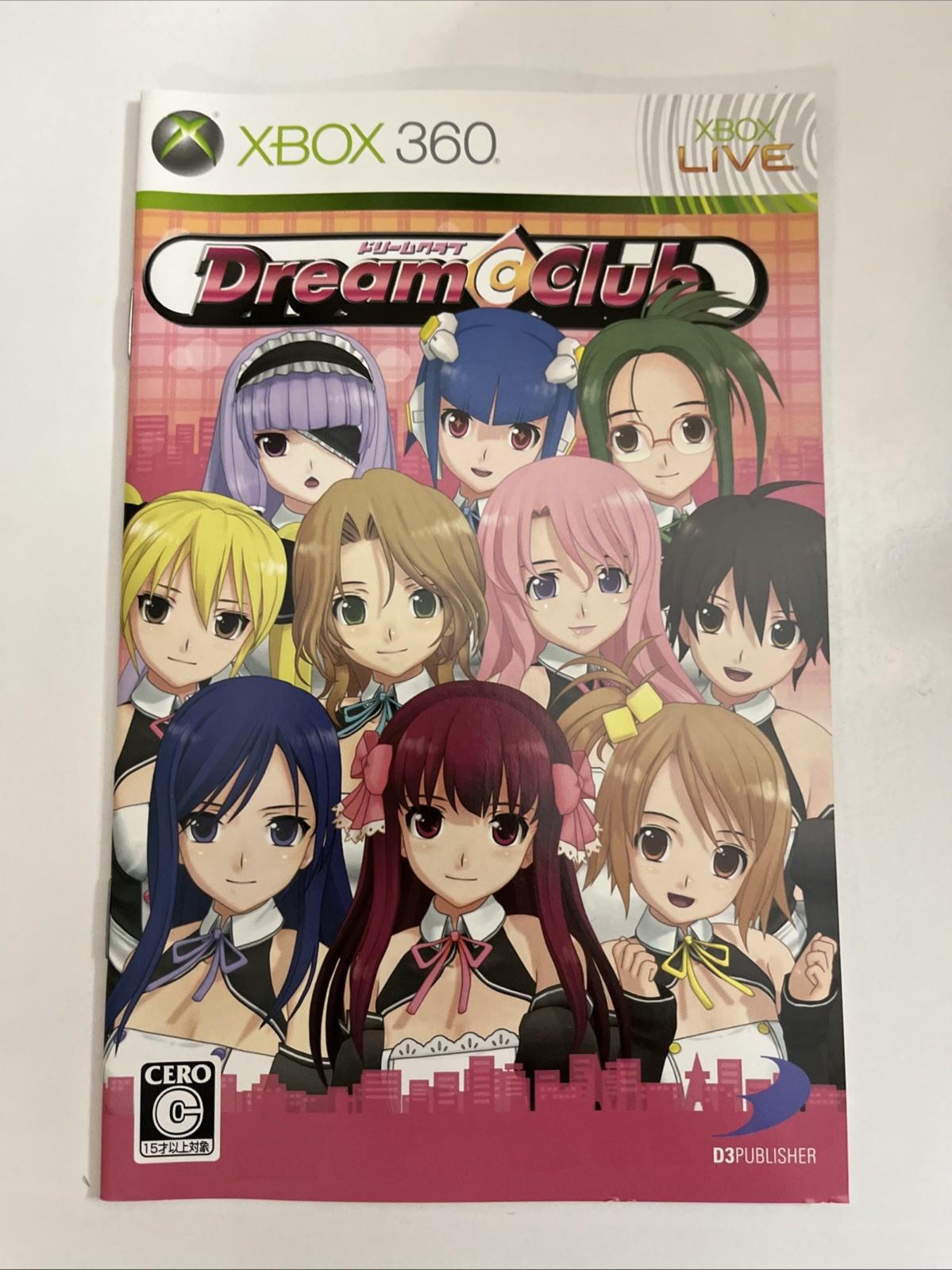 Dream Club (Platinum Collection) 2010 Microsoft XBOX 360 NTSC-J JAPAN Complete