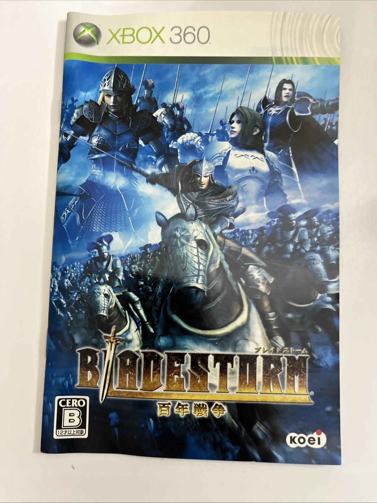Bladestorm The Hundred Years War 2007 Microsoft XBOX 360 NTSC-J JAPAN Complete