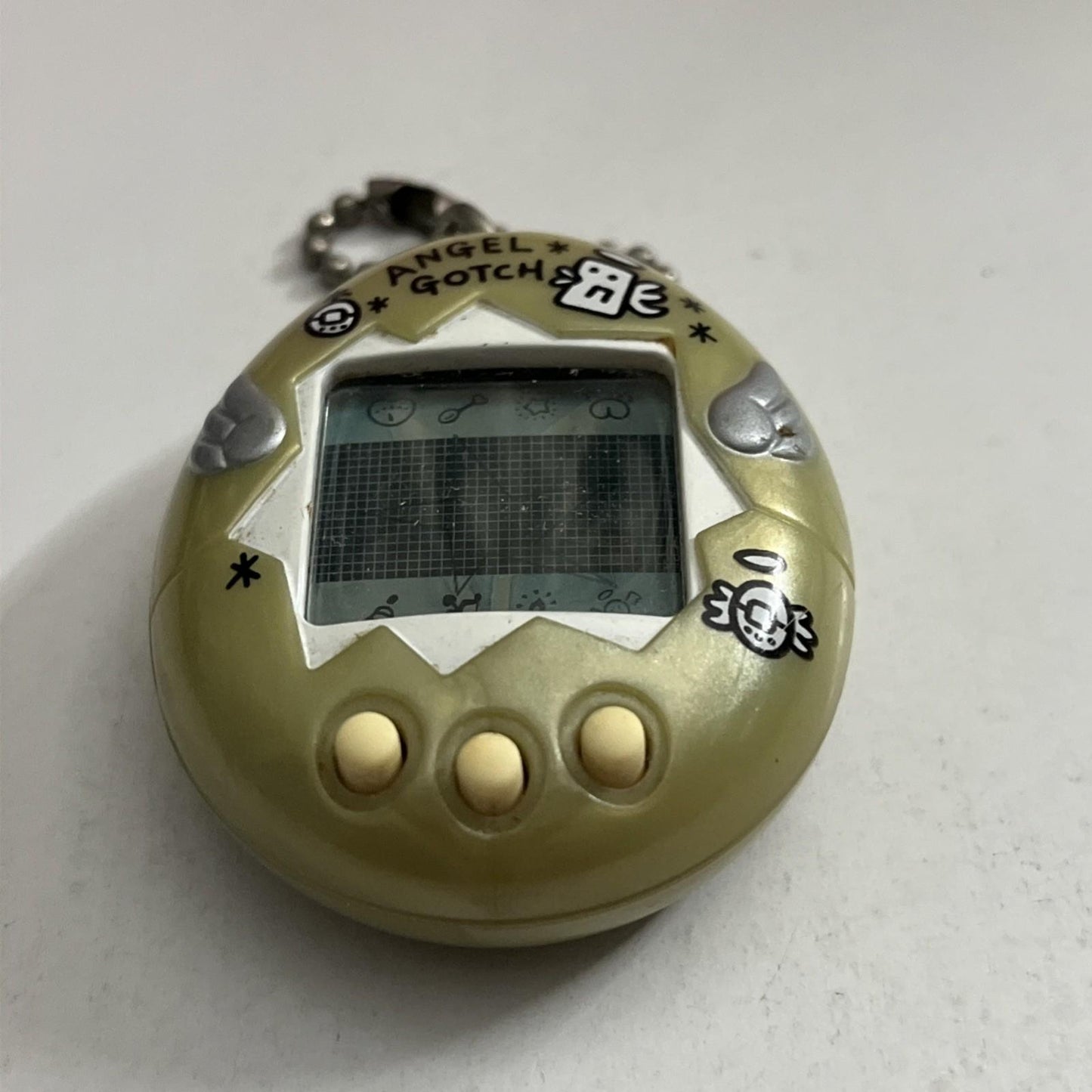 Bandai Tamagotchi Angel Gotch Portable Electronic Game Pearl 1997