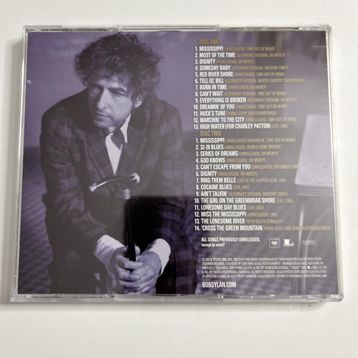 Bob Dylan – Tell Tale Signs (Rare And Unreleased 1989-2006) (CD, 2008) US 2-Disc