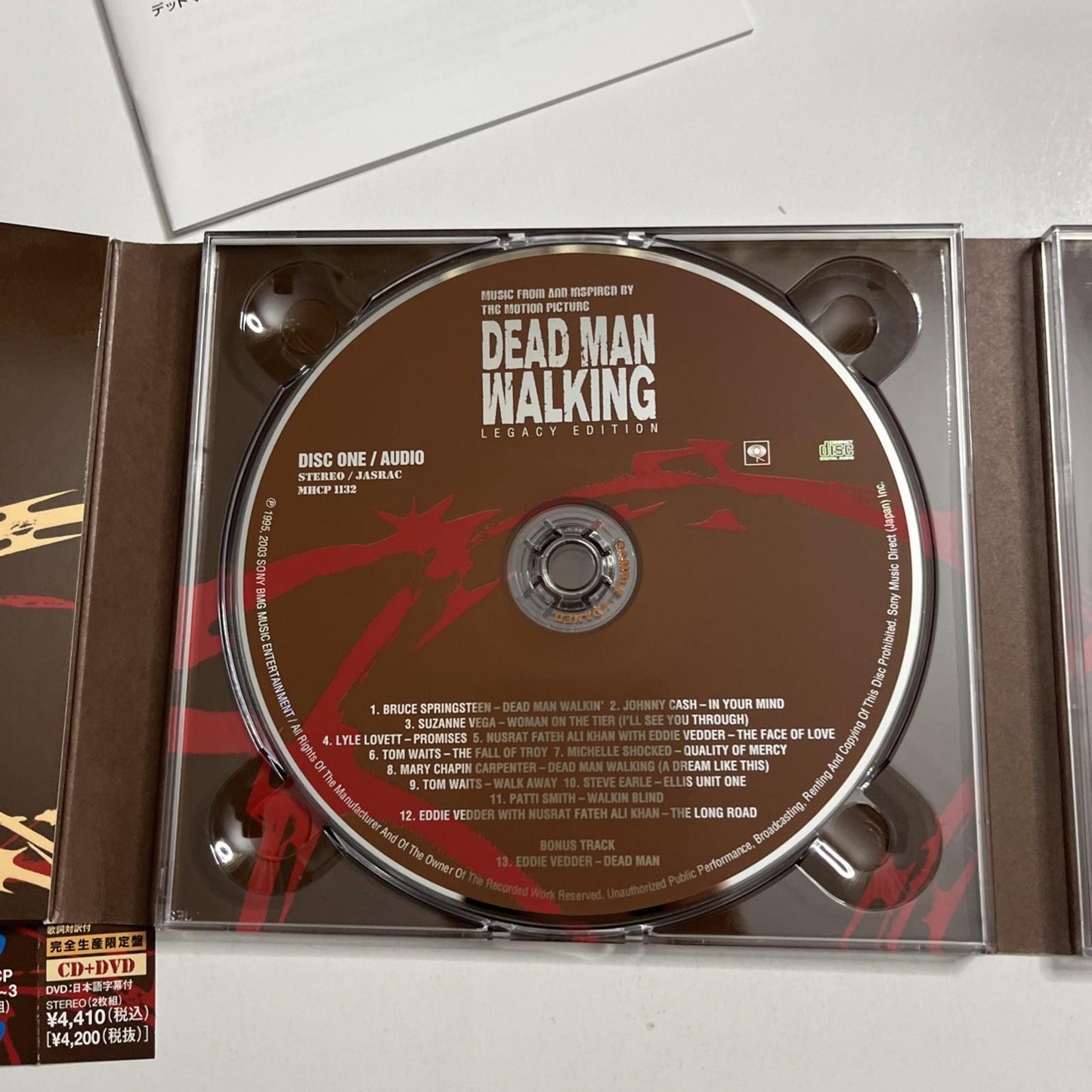 Dead Man Walking (Motion Picture Soundtrack) (CD + DVD, 2006) Japan Obi 2-Disc