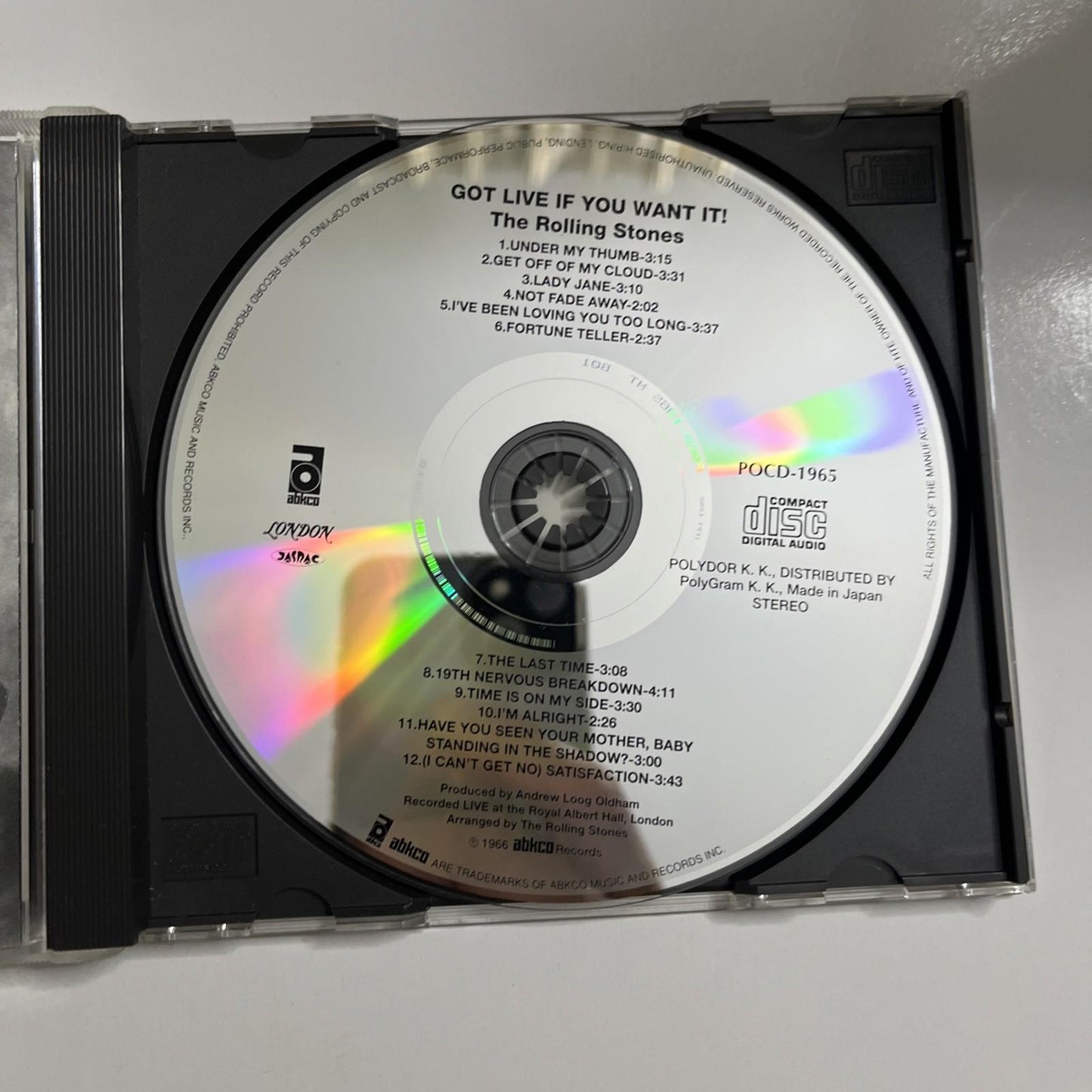 The Rolling Stones – Got Live If You Want It! (CD, 1997) Japan Obi POCD-1965