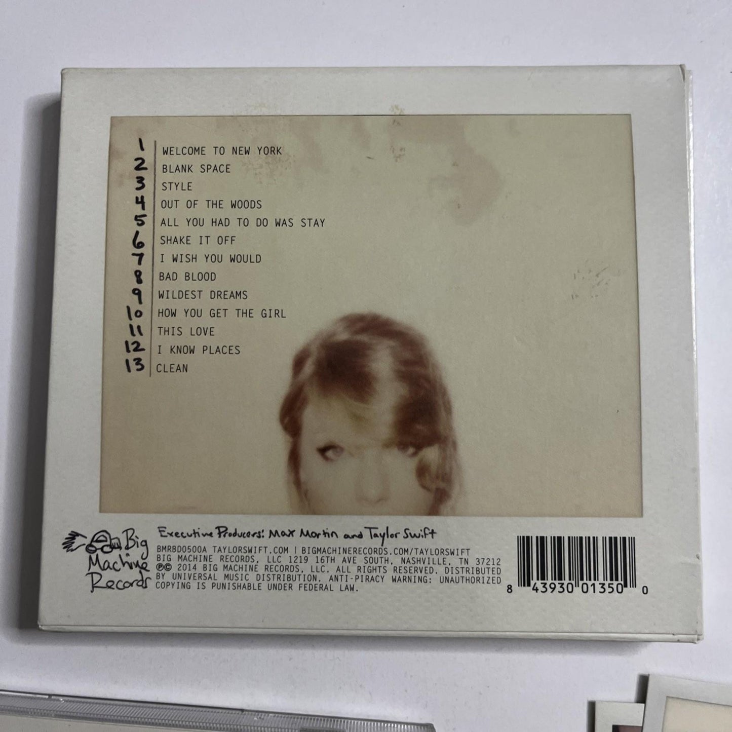 Taylor Swift – 1989 (CD, 2014) US Slipcase + Postcards Big Machine Records