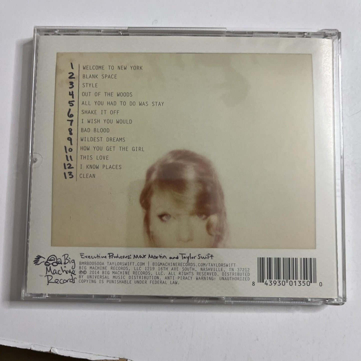 Taylor Swift – 1989 (CD, 2014) US Slipcase + Postcards Big Machine Records