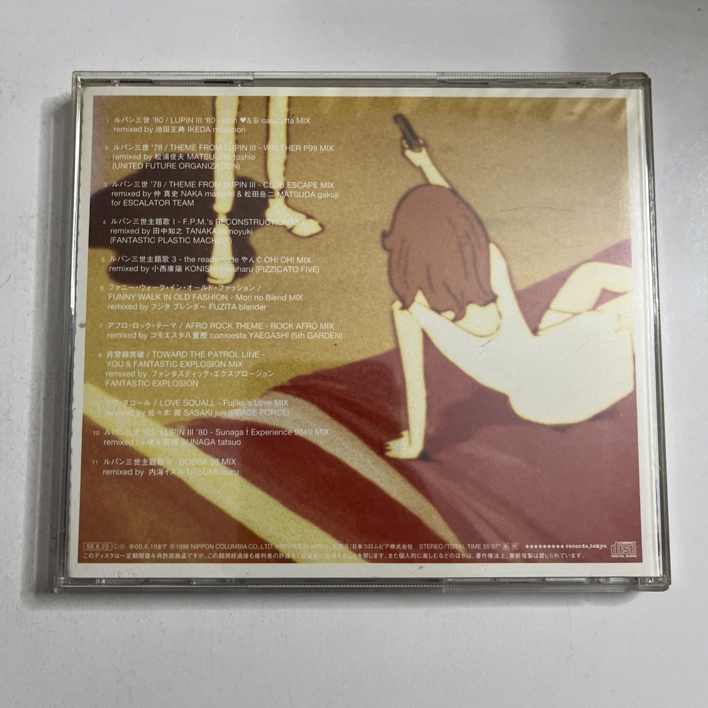 Punch The Monkey! Lupin The 3rd 30th Anniversary Remixes (CD, 1998) Japan Obi