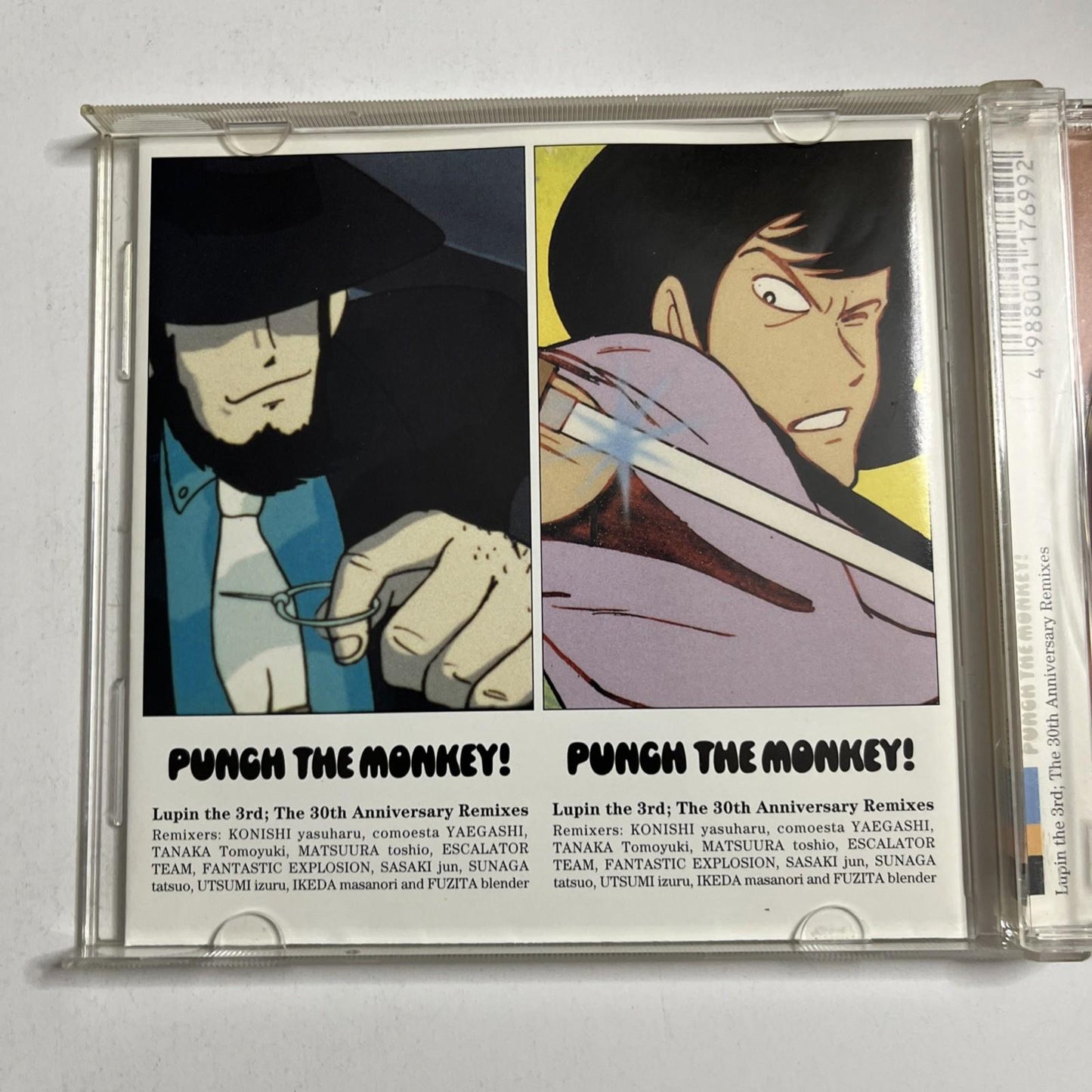 Punch The Monkey! Lupin The 3rd 30th Anniversary Remixes (CD, 1998) Japan Obi