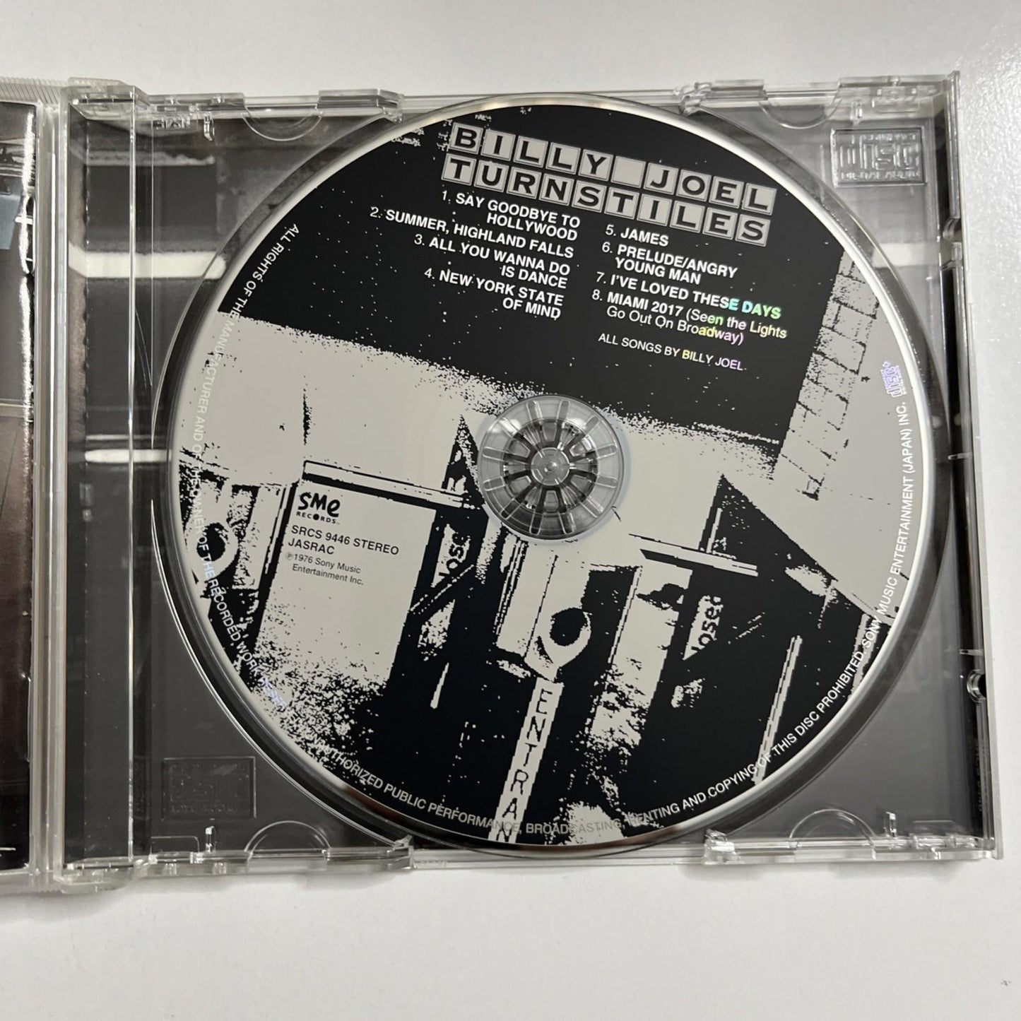 Billy Joel – Turnstiles (CD, 1999) Japan Obi Enhanced SRCS 9446