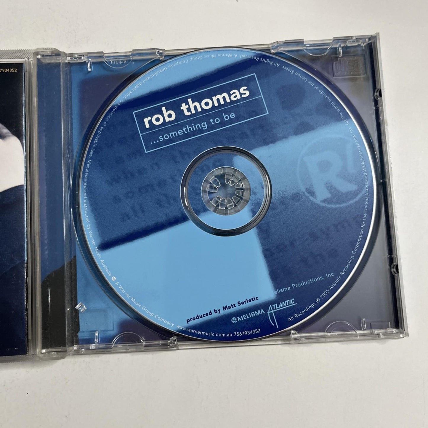 Rob Thomas – ...Something To Be (CD, 2005) Australia 7567934352