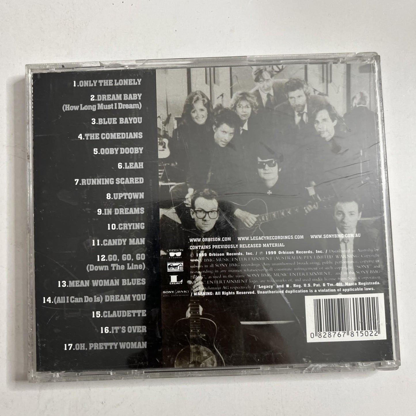 Roy Orbison – Black And White Night (CD, 2006) Australia 82876781502