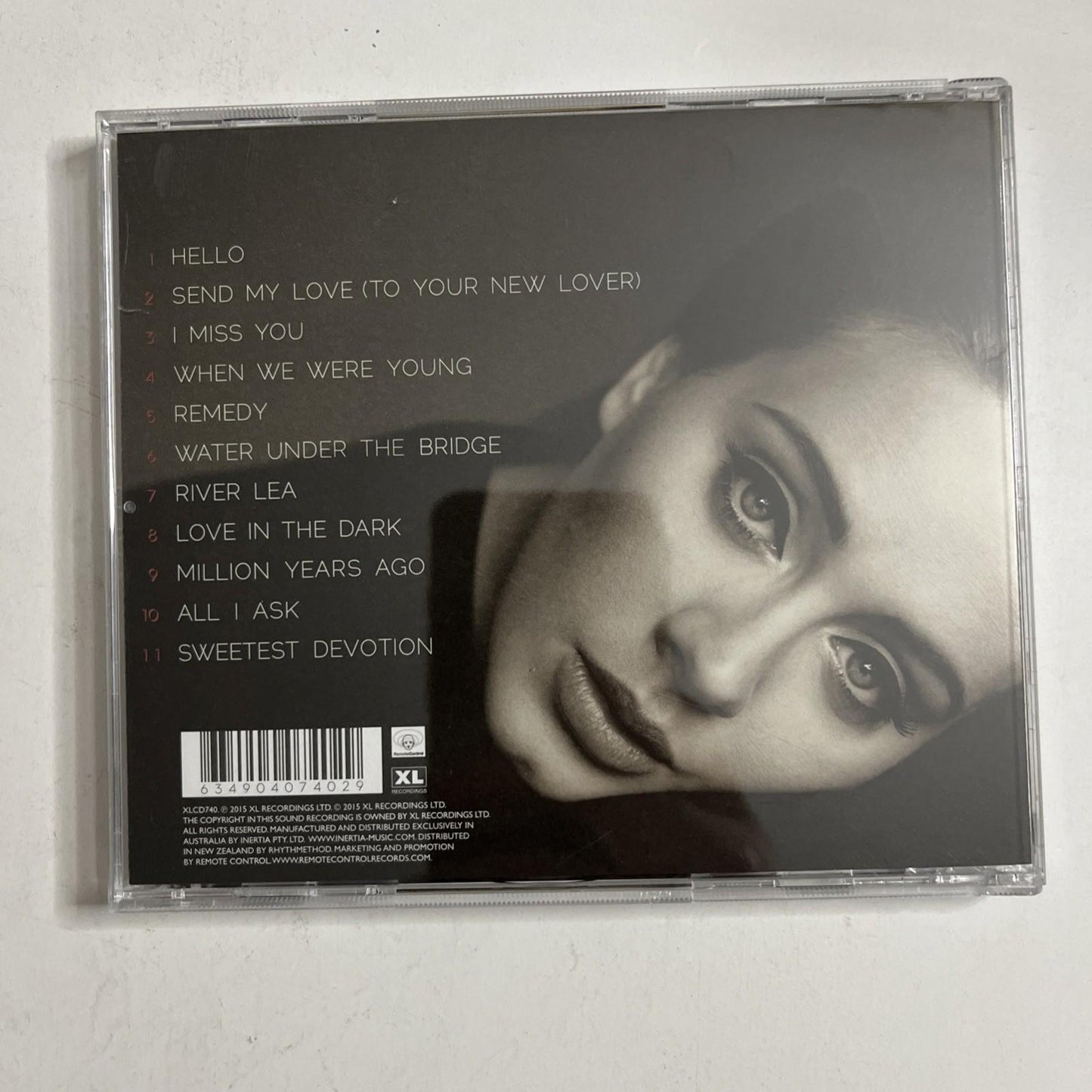 Adele – 25 (CD, 2015) Australia & New Zealand XLCD740