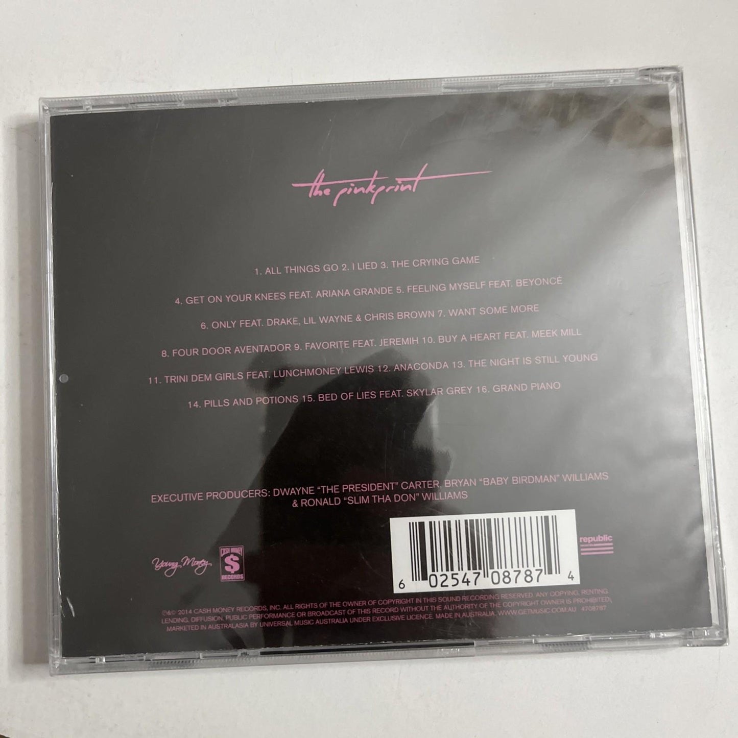 Nicki Minaj – The Pinkprint (CD, 2014) Australasia 4708787 NEW Sealed
