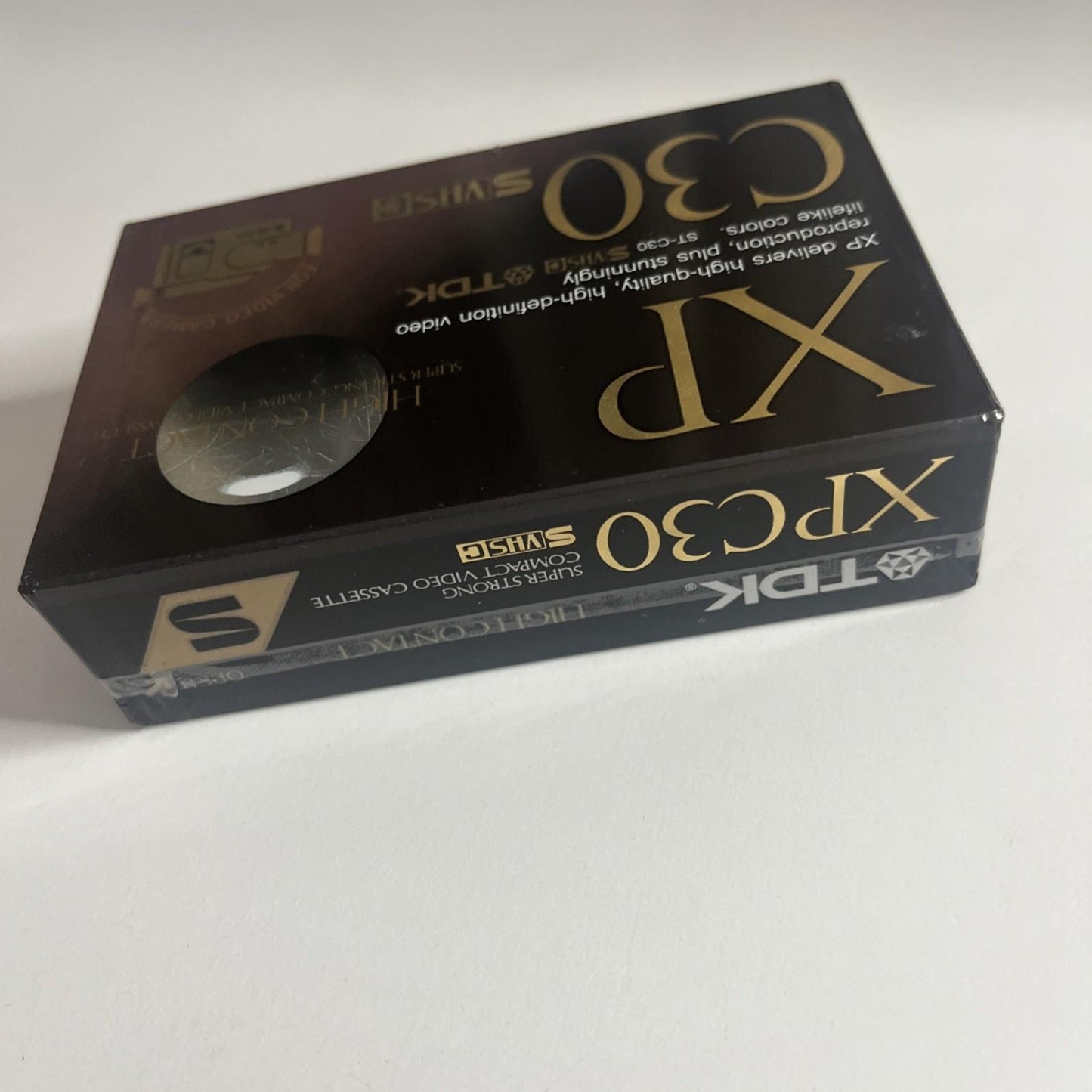 TDK XP C30 S-VHS-C Video Cassette Tape 30min ST-C30 Made In Japan NEW