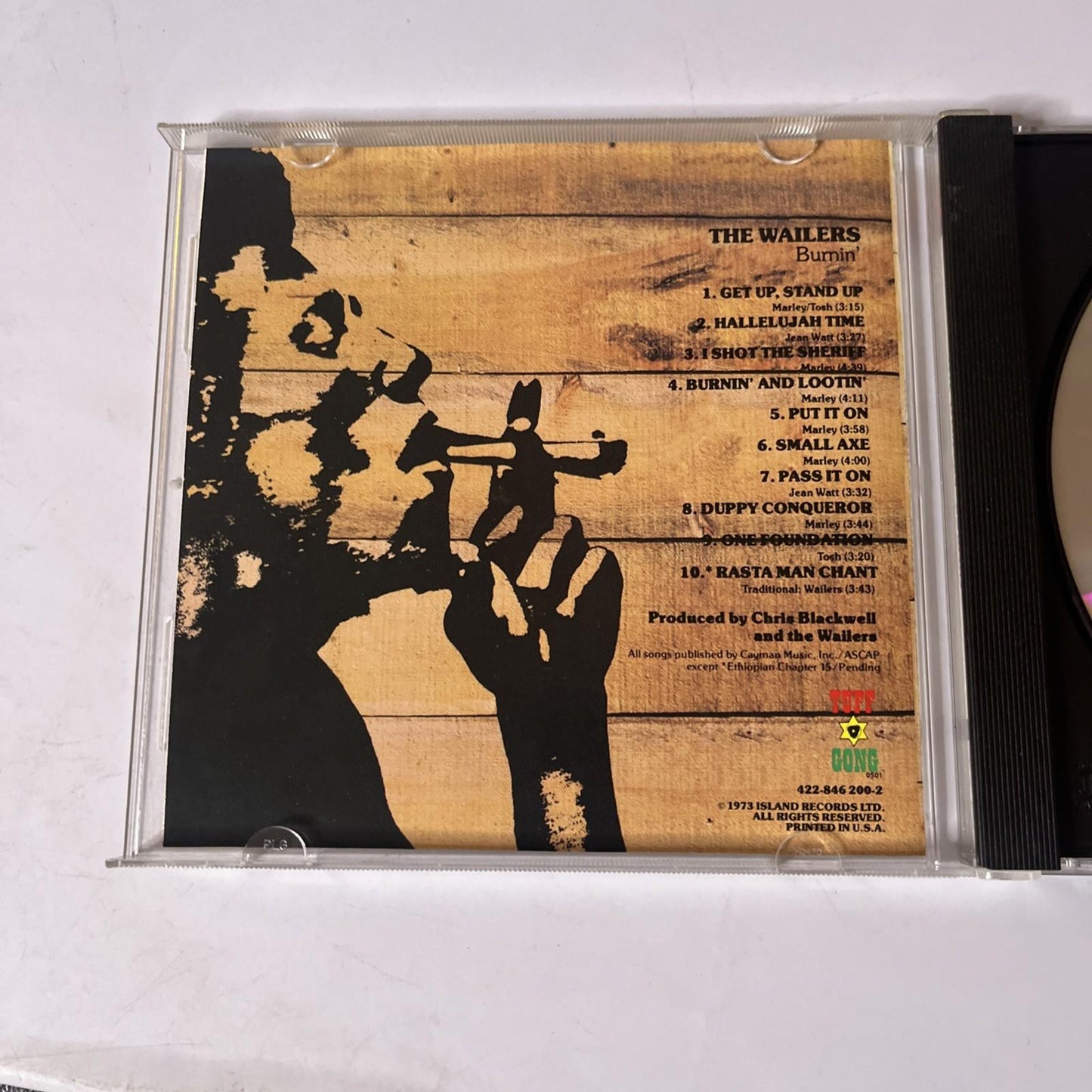 The Wailers – Burnin' (CD, 1990) US 422-846 200-2