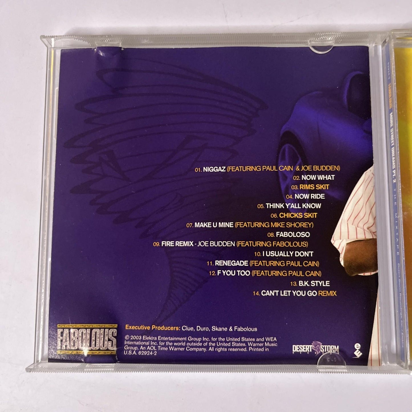 Fabolous – More Street Dreams Pt. 2: The Mixtape (CD, 2003) US 62924-2