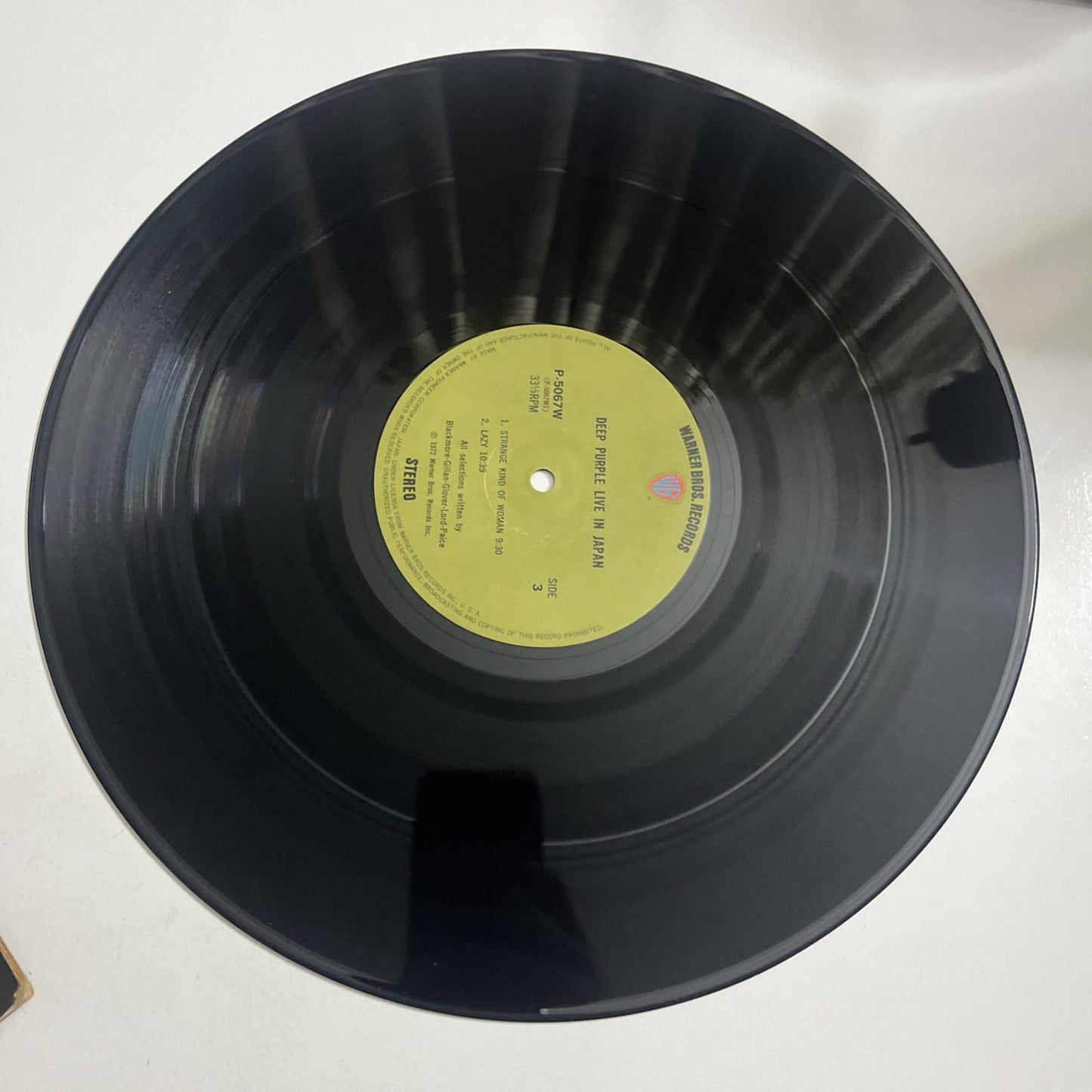 Deep Purple – Live In Japan (Vinyl, 1972) Japan 2xLP Gatefold P-5066~7W